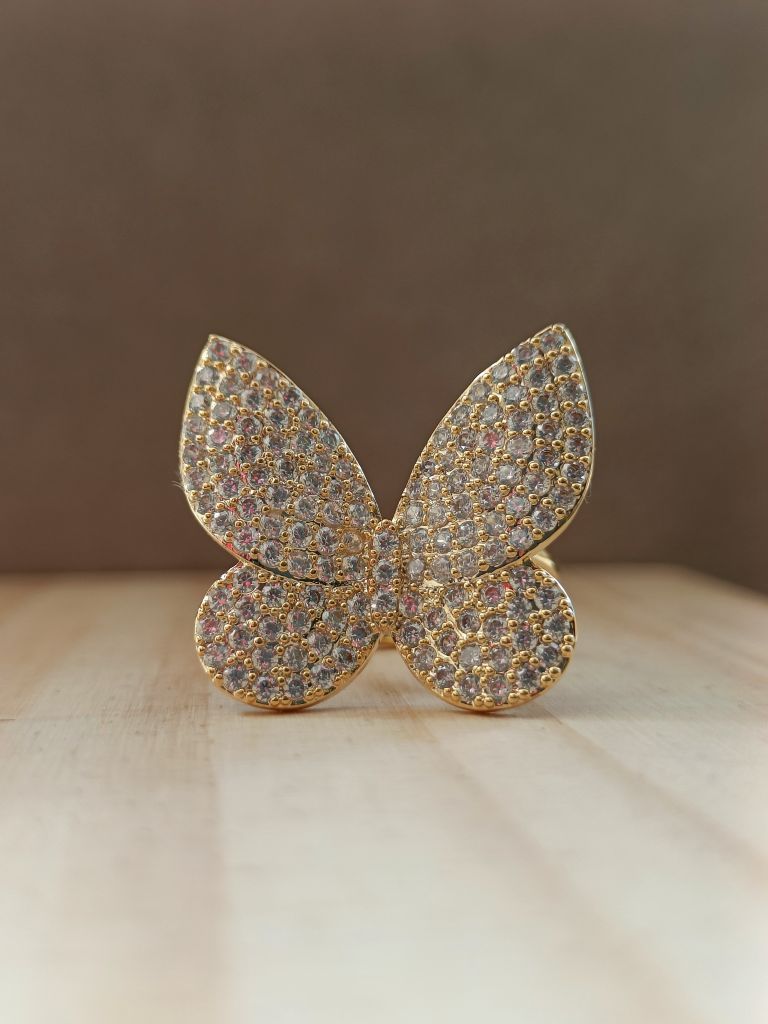 Wings Studded Ring