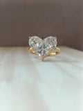 Heart Solitaire Ring